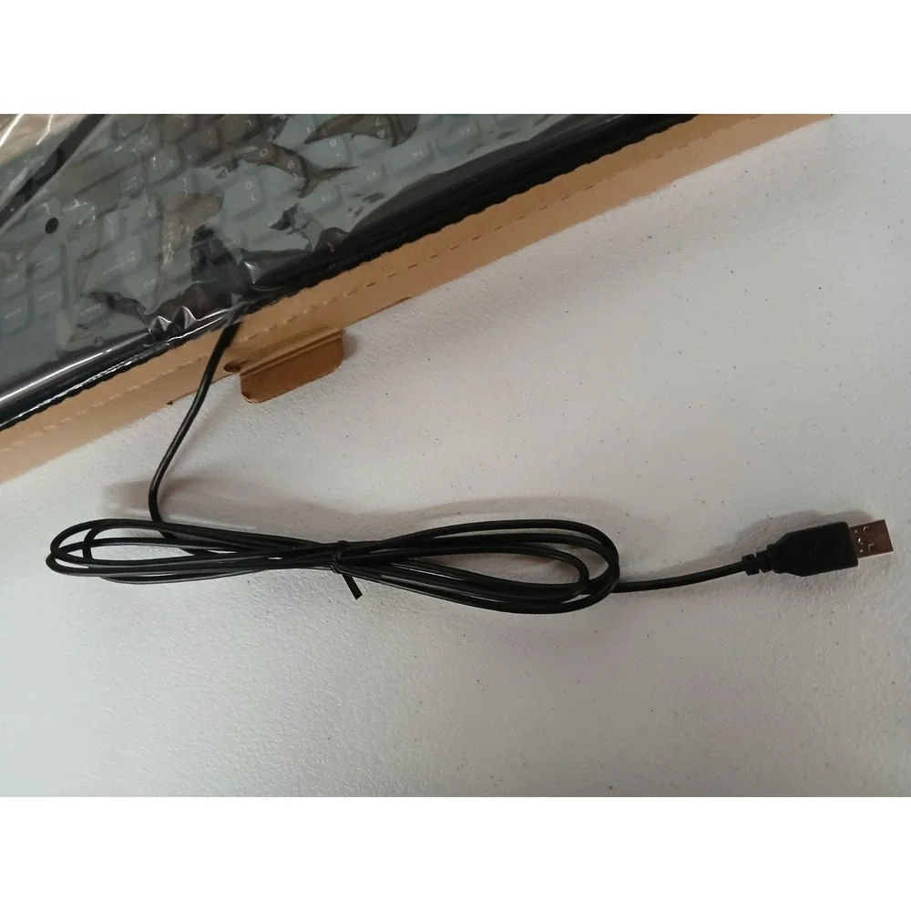 New-Dell Wired slip USB Black Keyboard‎ KG-1089 #1089
